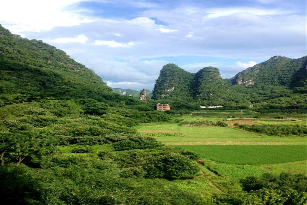 Yangshuo Peaceful Valley Retreat Hotel Bagian luar foto